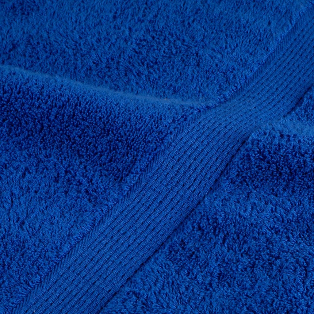 Premium saunahåndklæder SOLUND 2 stk. blå 80x200 cm 600 gsm