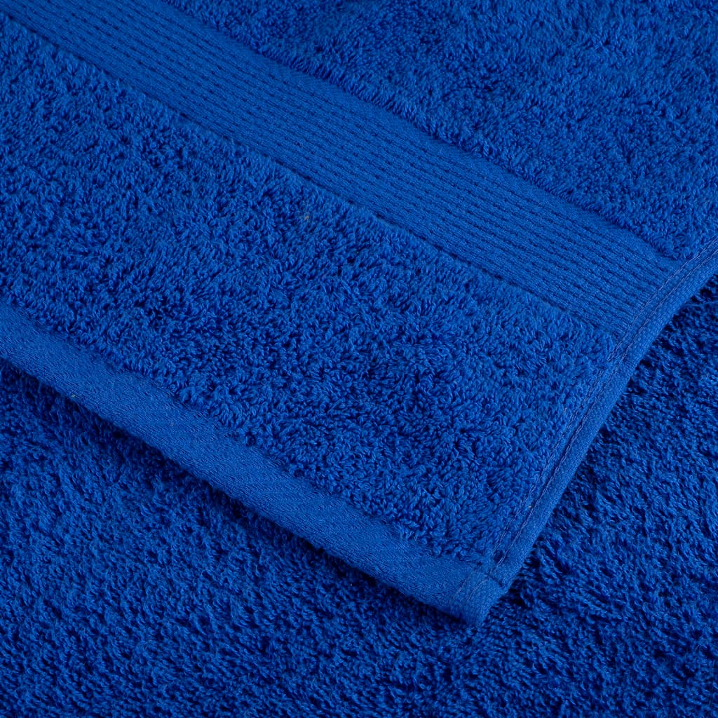 Premium håndklæder SOLUND 2 stk. blå 100x200 cm 600 gsm