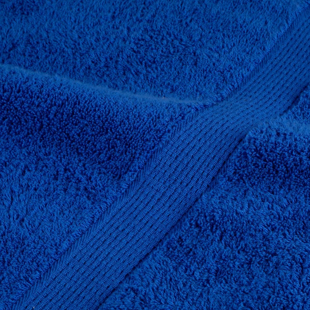Premium håndklæder SOLUND 2 stk. blå 100x200 cm 600 gsm