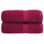 Premium vaskehåndklæder SOLUND 2 stk. bordeaux 30x30 cm 600 gsm