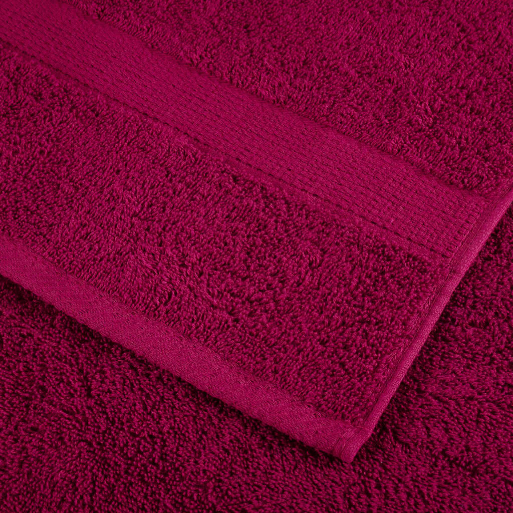 Premium vaskehåndklæder SOLUND 10 stk. bordeaux 30x30 cm 600 gsm