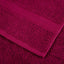 Premium gæstehåndklæder SOLUND 2 stk. bordeaux 30x50 cm 600 gsm