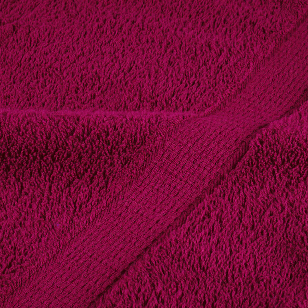 Premium badehåndklæder SOLUND 10 stk. bordeaux 100x150 cm 600 gsm