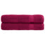 Premium saunahåndklæder SOLUND 2 stk. bordeaux 80x200 cm 600 gsm