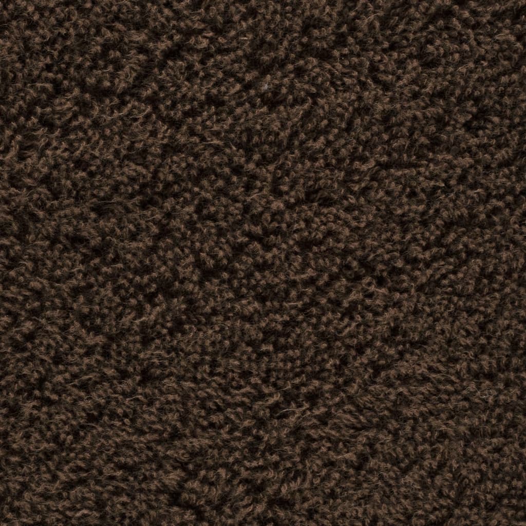 Premium gæstehåndklæder SOLUND 4 stk. brun 30x50 cm 600 gsm
