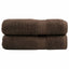 Premium badehåndklæder SOLUND 2 stk. brun 70x140 cm 600 gsm