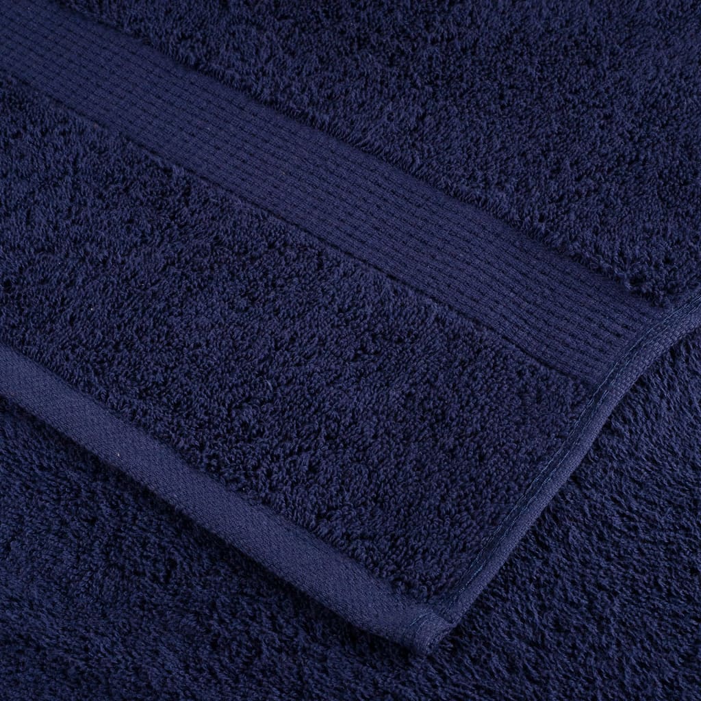 Premium badehåndklæder SOLUND 2 stk. marineblå 100x150 cm 600 gsm