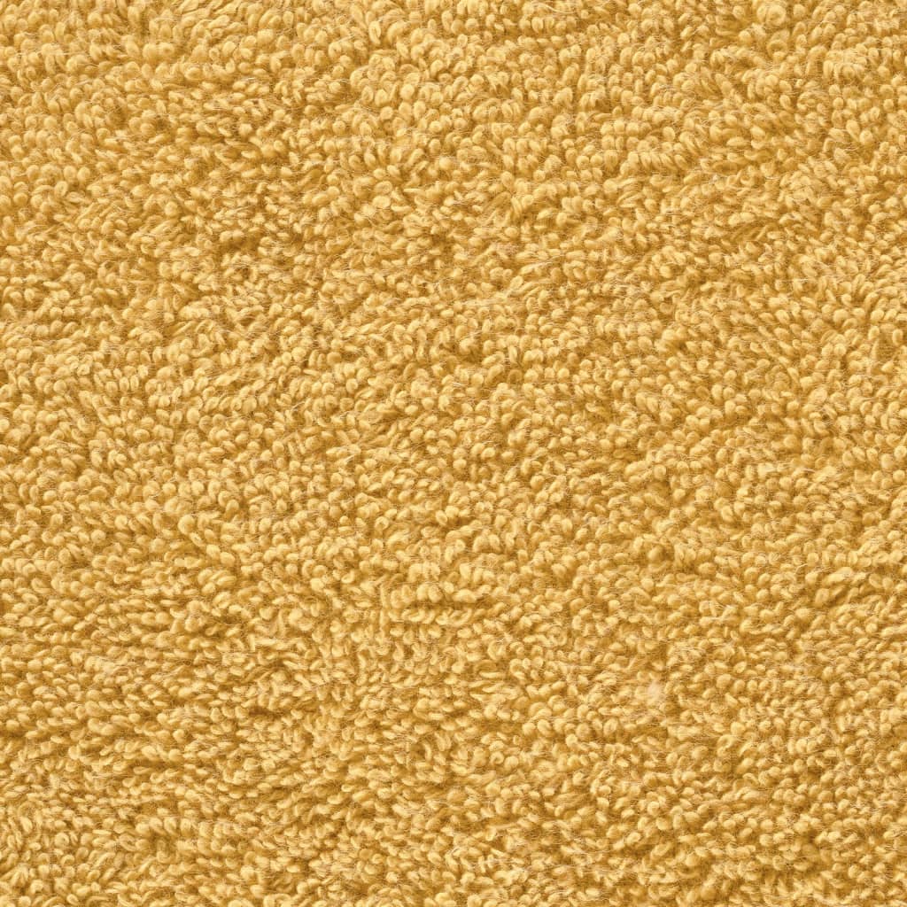 Premium håndklæder SOLUND 10 stk. guld 50x100 cm 600 gsm