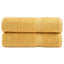 Premium badehåndklæder SOLUND 2 stk. guld 70x140 cm 600 gsm