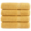 Premium badehåndklæder SOLUND 4 stk. guld 100x150 cm 600 gsm