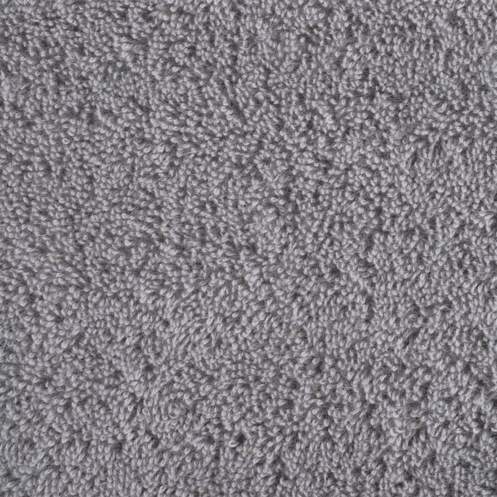 Premium vaskehåndklæder SOLUND 4 stk. grå 30x30 cm 600 gsm