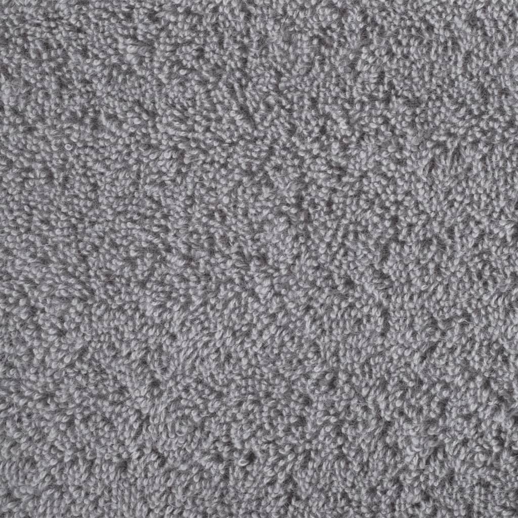 Premium badehåndklæder SOLUND 4 stk. grå 100x150 cm 600 gsm