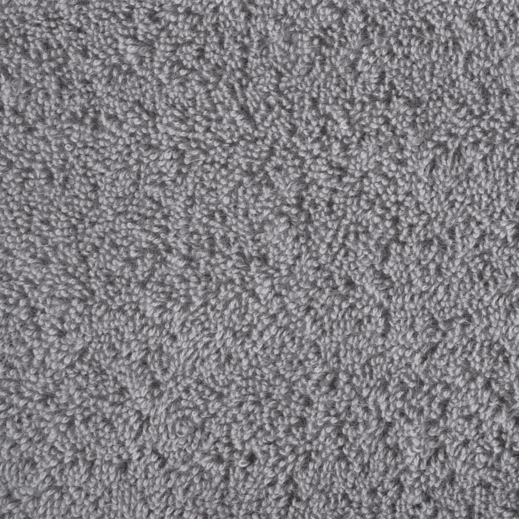 Premium saunahåndklæder SOLUND 10 stk. grå 80x200 cm 600 gsm