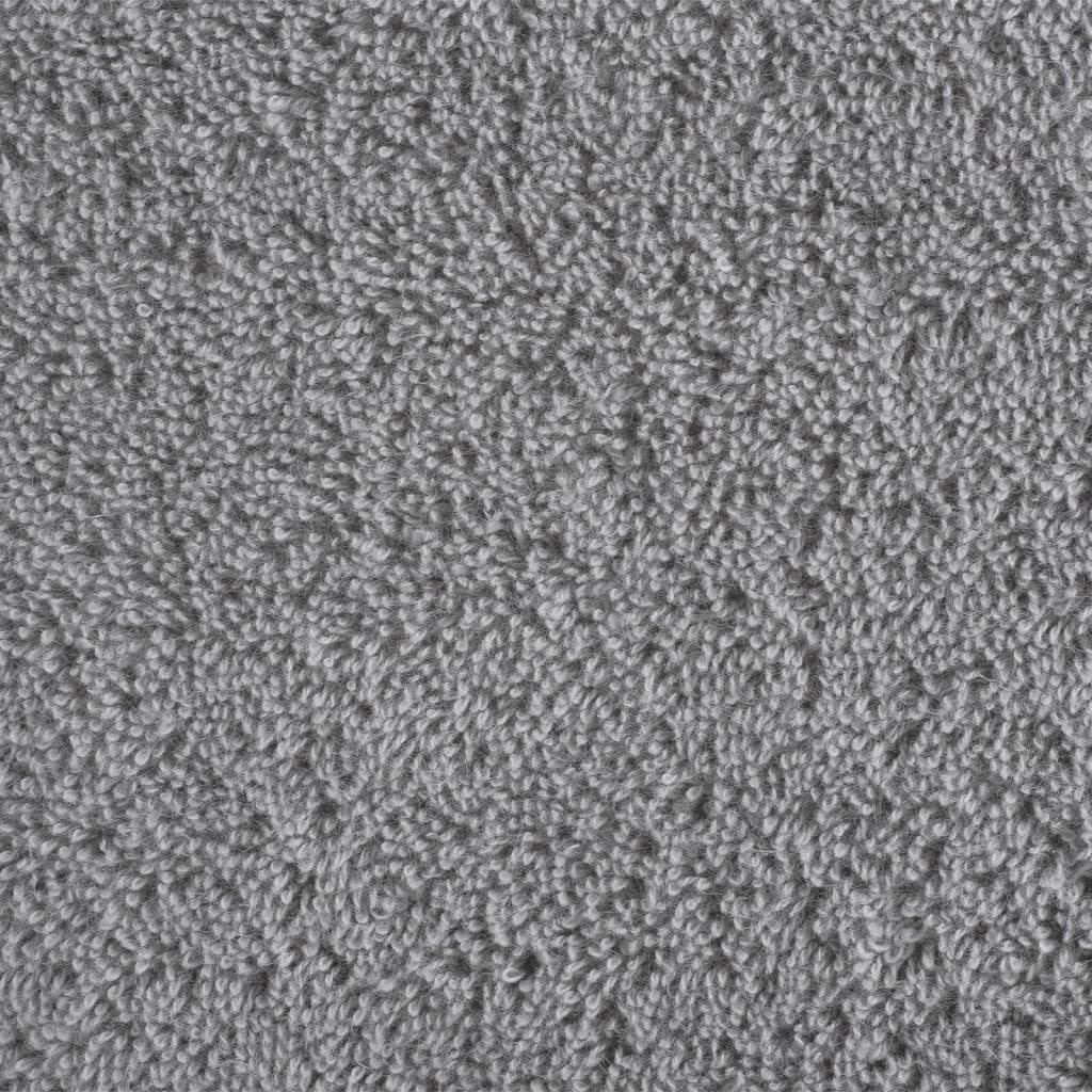 Premium håndklæder SOLUND 2 stk. grå 100x200 cm 600 gsm