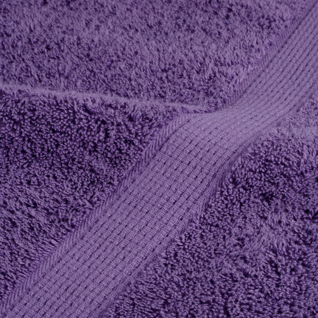 Premium badehåndklæder SOLUND 2 stk. lilla 100x150 cm 600 gsm
