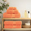Premium badehåndklæder SOLUND 2 stk. orange 100x150 cm 600 gsm