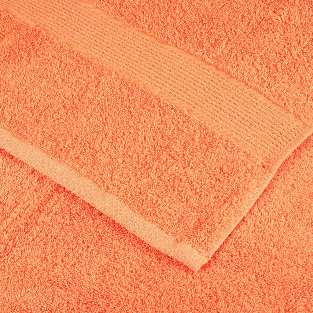 Premium badehåndklæder SOLUND 2 stk. orange 100x150 cm 600 gsm