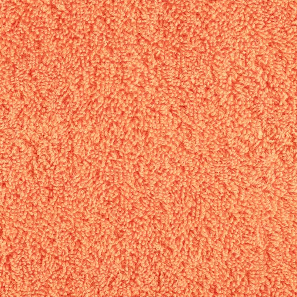 saunahåndklæder SOLUND 4 stk. Premium 80x200 cm 600 g/m2 orange