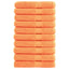 saunahåndklæder SOLUND 10 stk. Premium 80x200 cm 600g/m2 orange
