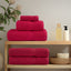 Premium badehåndklæder SOLUND 10 stk. rød 100x150 cm 600 gsm