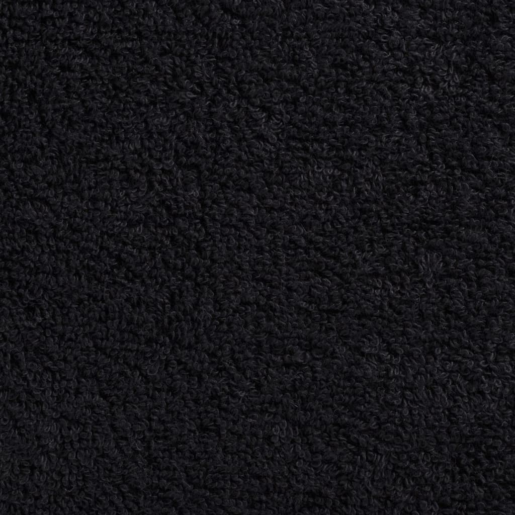 håndklæder SOLUND 4 stk. Premium 70x140 cm 600 g/m2 sort