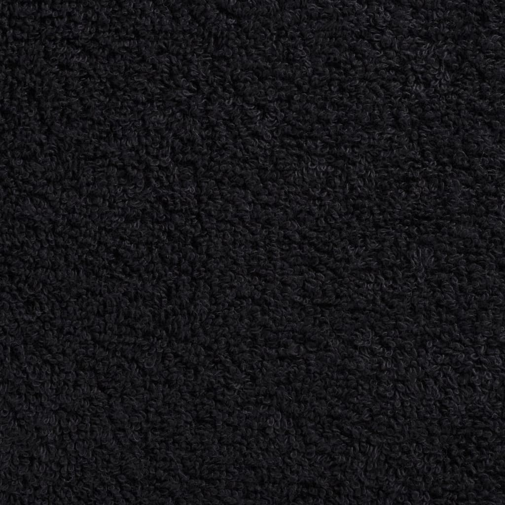 håndklæder SOLUND 10 stk. Premium 70x140 cm 600 g/m2 sort