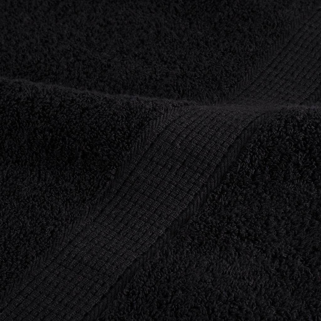 håndklæder SOLUND 2 stk. Premium 100x200 cm 600 g/m2 sort