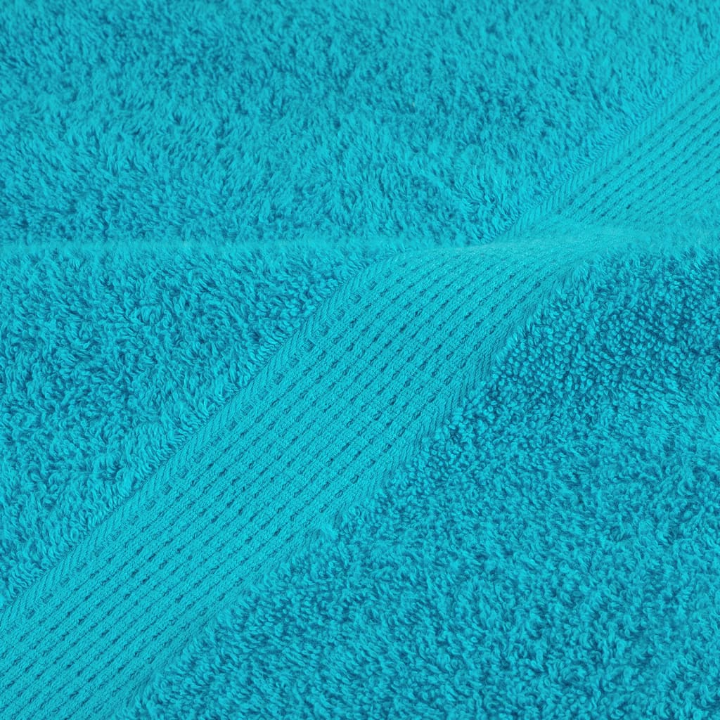 håndklæder SOLUND 2 stk. Premium 100x200 cm 600 g/m2 turkis