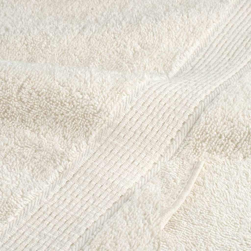 Gæstehåndklæde SOLUND 10 stk. Creme 15 x 21 cm 550 gsm