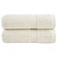 Premium vaskehåndklæder SOLUND 2 stk. cremefarvede 30x30 cm 600 gsm