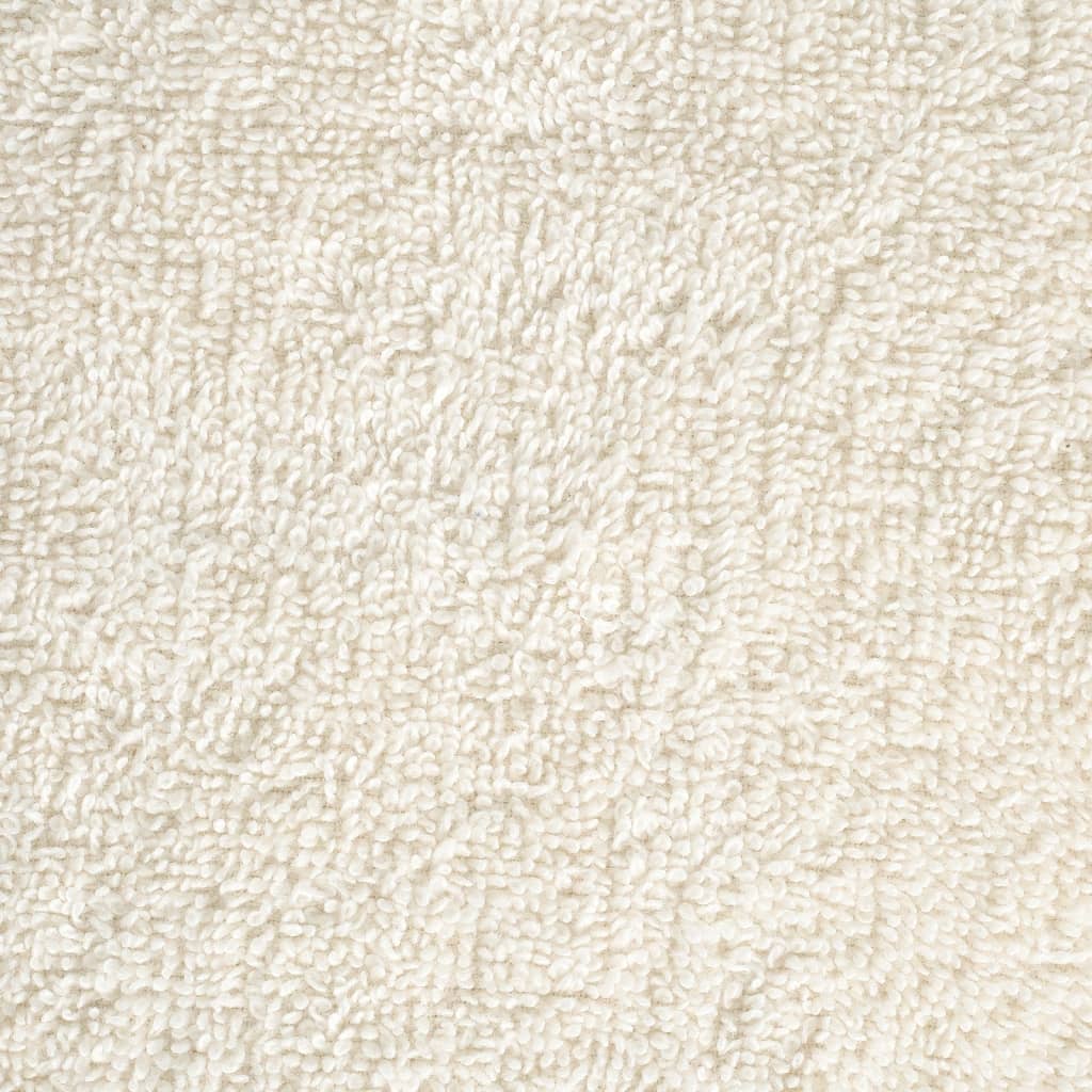 Premium vaskehåndklæder SOLUND 2 stk. cremefarvede 30x30 cm 600 gsm