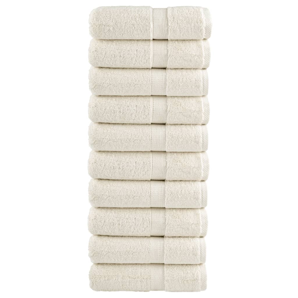 gæstehåndklæder SOLUND 10 stk. Premium 30x50 cm 600 g/m2