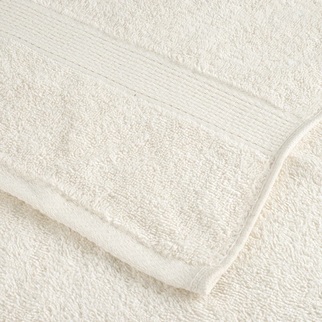 håndklæder SOLUND 2 stk. Premium 50x100 cm 600 g/m2 cremefarvet
