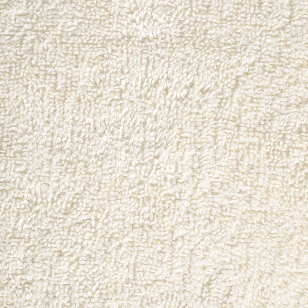 håndklæder SOLUND 4 stk. Premium 50x100 cm 600 g/m2 cremefarvet