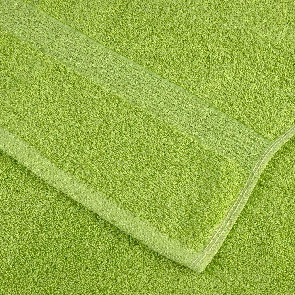 Premium vaskehåndklæder SOLUND 4 stk. æblegrøn 30x30 cm 600 gsm