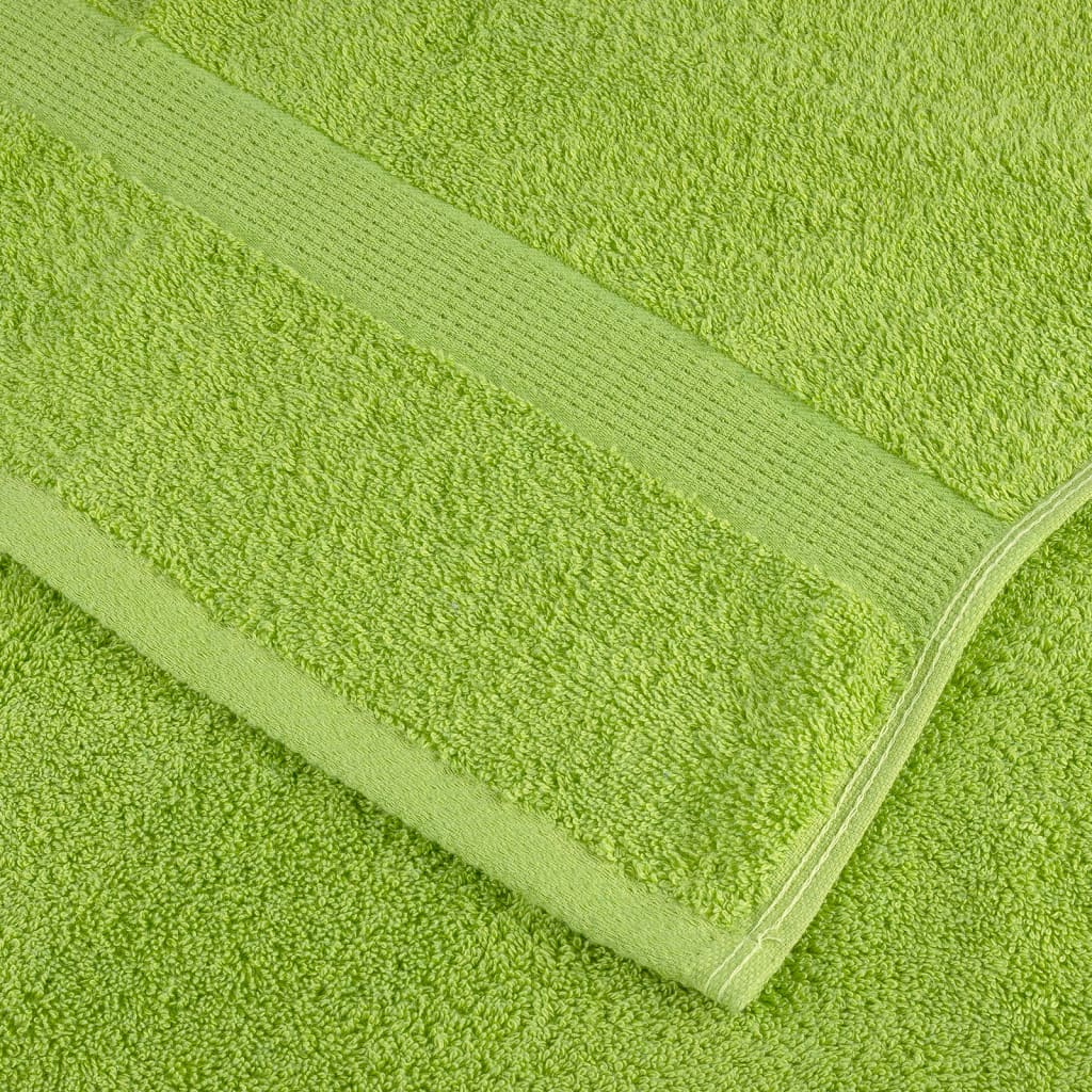 saunahåndklæder SOLUND 2 stk. Premium 80x200cm 600g/m2 æblegrøn