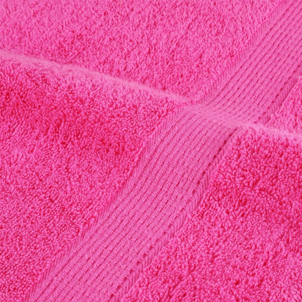 håndklæder SOLUND 2 stk. Premium 70x140 cm 600 g/m2 pink