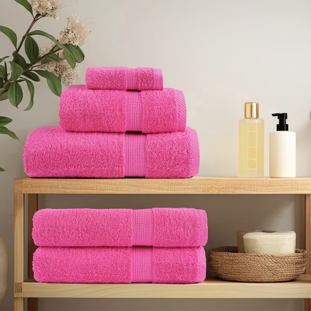 saunahåndklæder SOLUND 2 stk. Premium 80x200 cm 600 g/m2 pink
