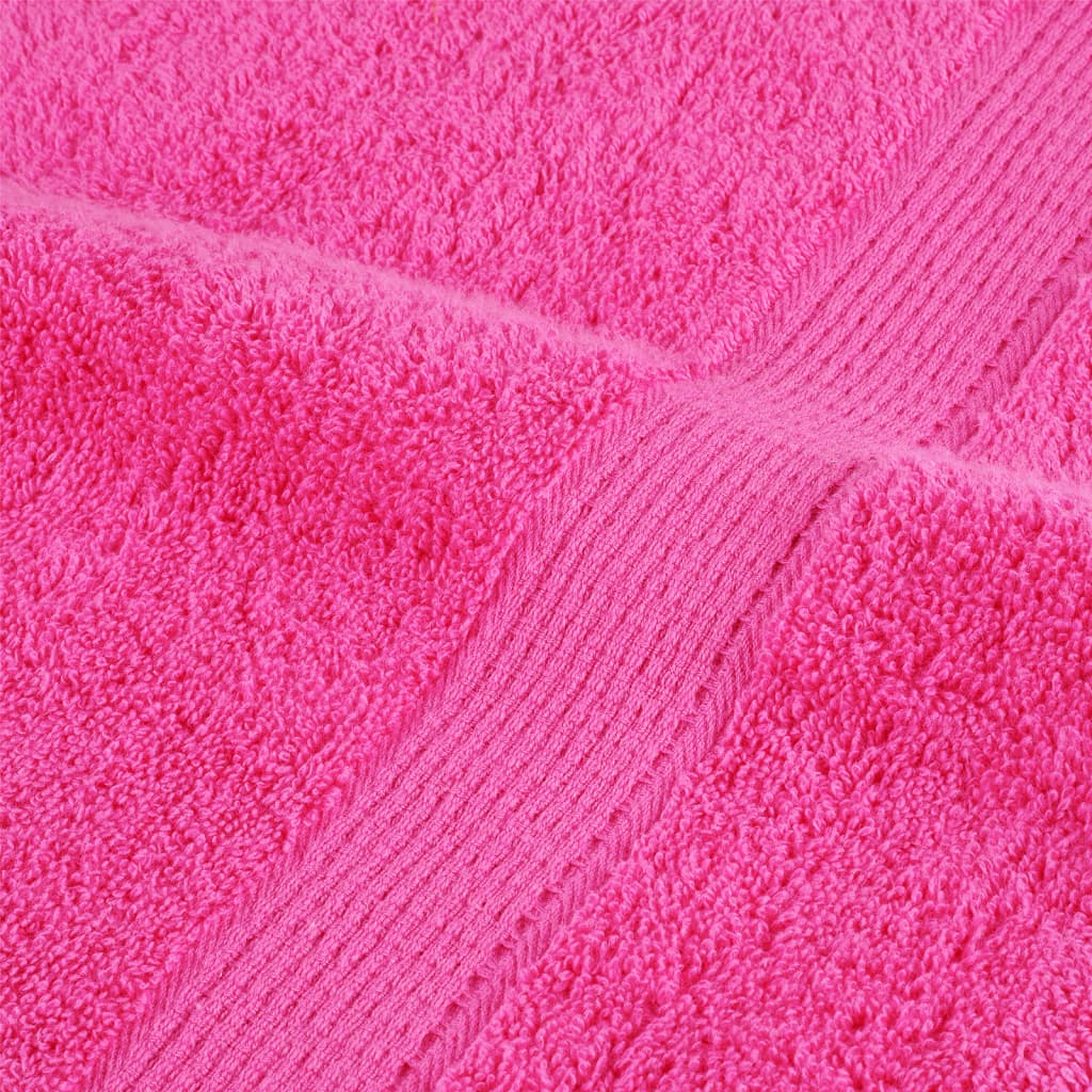 saunahåndklæder SOLUND 2 stk. Premium 80x200 cm 600 g/m2 pink