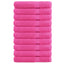 håndklæder SOLUND 10 stk. Premium 100x200 cm 600 g/m2 pink
