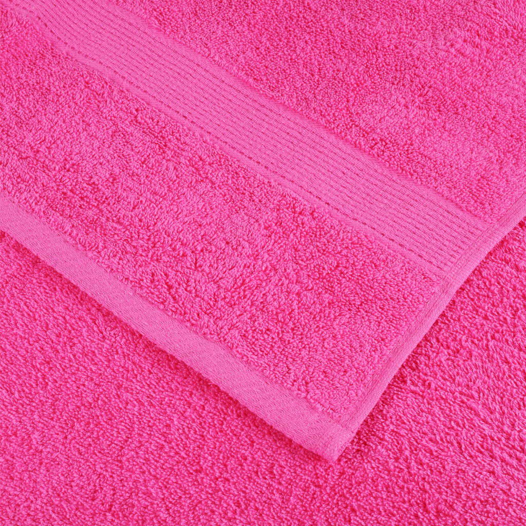 håndklæder SOLUND 10 stk. Premium 100x200 cm 600 g/m2 pink