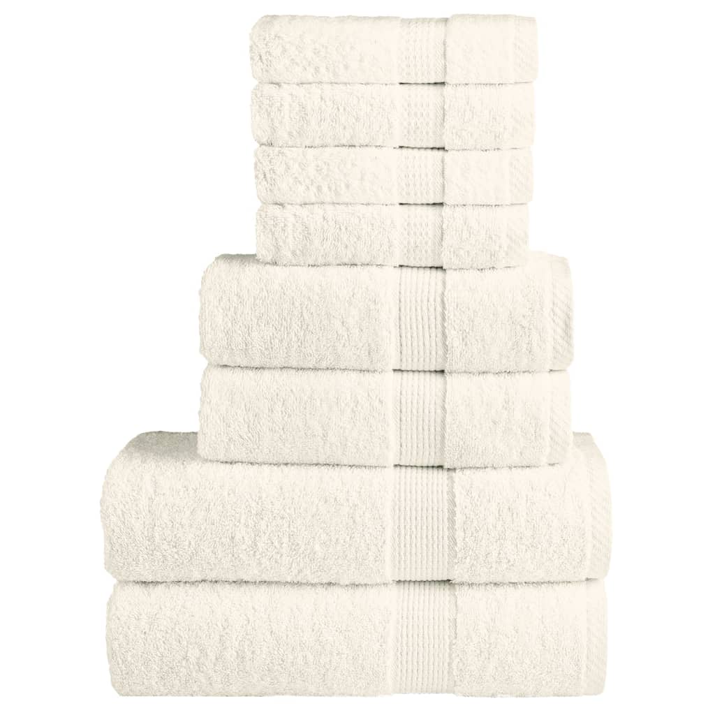 håndklæder 8 stk. Premium SOLUND 600 g/m2 creme