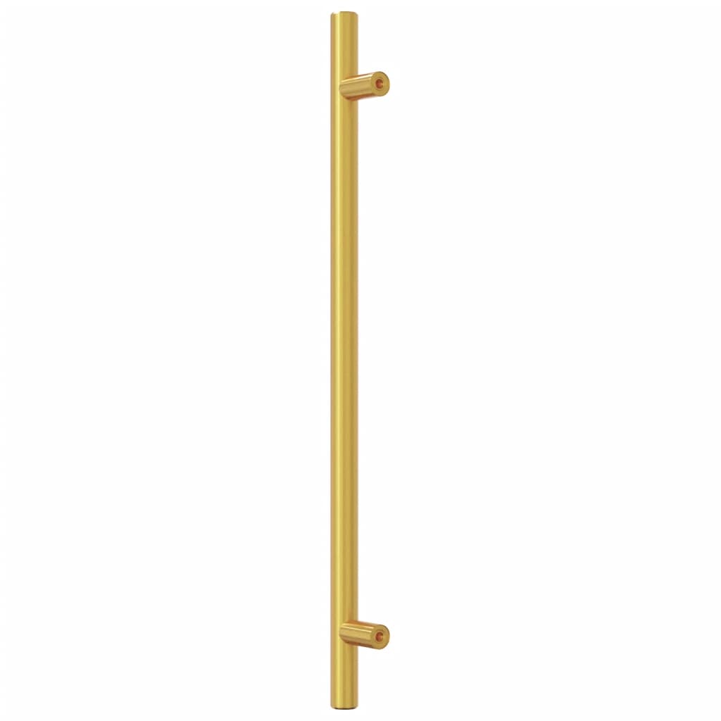 skabshåndtag 10 stk. 224 mm rustfrit stål guldfarvet
