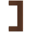 skabshåndtag 20 stk. 64 mm rustfrit stål bronzefarvet