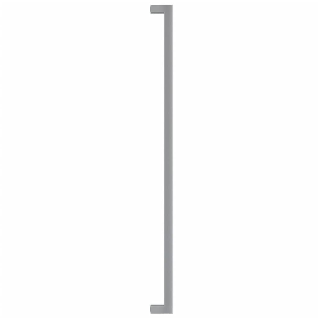 skabshåndtag 10 stk. 480 mm rustfrit stål sølvfarvet