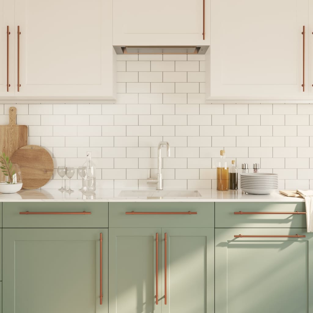 skabshåndtag 20 stk. 320 mm rustfrit stål bronzefarvet