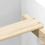 sengeramme 100x200 cm konstrueret træ hvid