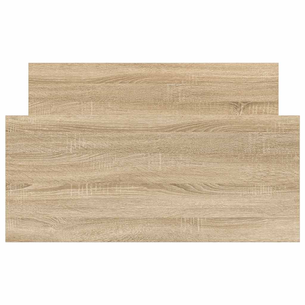 sengeramme 100x200 cm uden madras konstrueret træ sonoma-eg