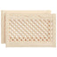 skabslåger 2 stk. 59,5x39,5 cm gitterdesign massivt fyrretræ