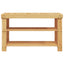 skostativ med 3 hylder 70x27,5x45 cm bambus